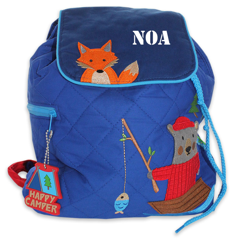 Sac à dos Stephen Joseph Camping brodé