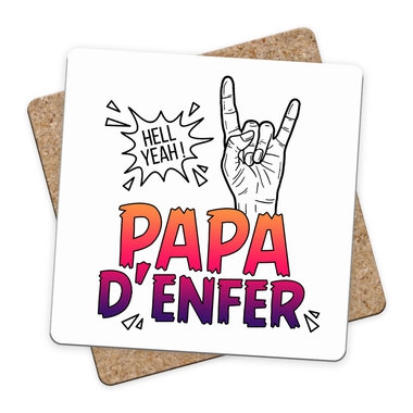 Sous-bock Papa d'Enfer Sous-bock Papa d'Enfer