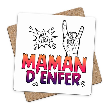Sous-bock Maman d'Enfer Sous-bock Maman d'Enfer
