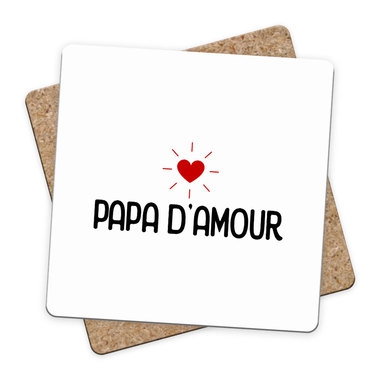 Sous-bock Papa d'Amour Sous-bock Papa d'Amour