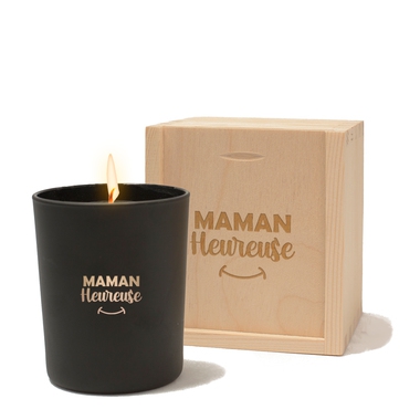 Bougie et coffret Maman heureuse Bougie et coffret Maman heureuse