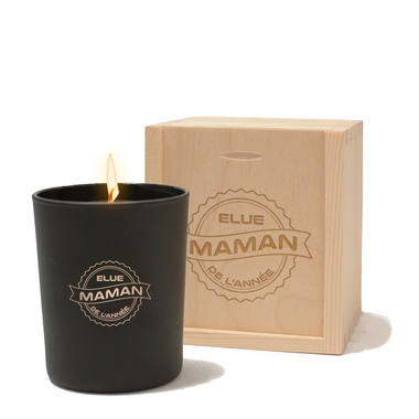 Bougie et coffret Maman de l'année Bougie et coffret Maman de l'année