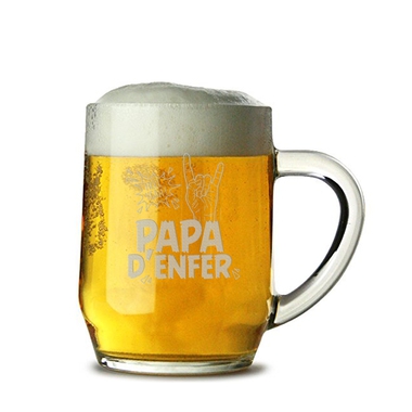 Chope à bière Papa d'Enfer Chope à bière Papa d'Enfer