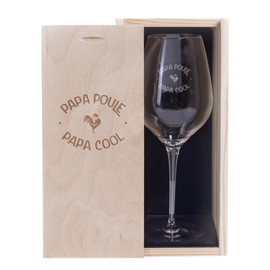 Verre à vin Papa Poule Papa Cool Verre à vin Papa Poule Papa Cool