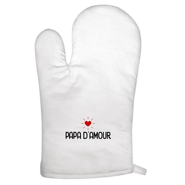 Gant de cuisine Papa d'amour Gant de cuisine Papa d'amour