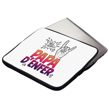 Housse ordinateur ou tablette Papa d'Enfer Housse ordinateur ou tablette Papa d'Enfer
