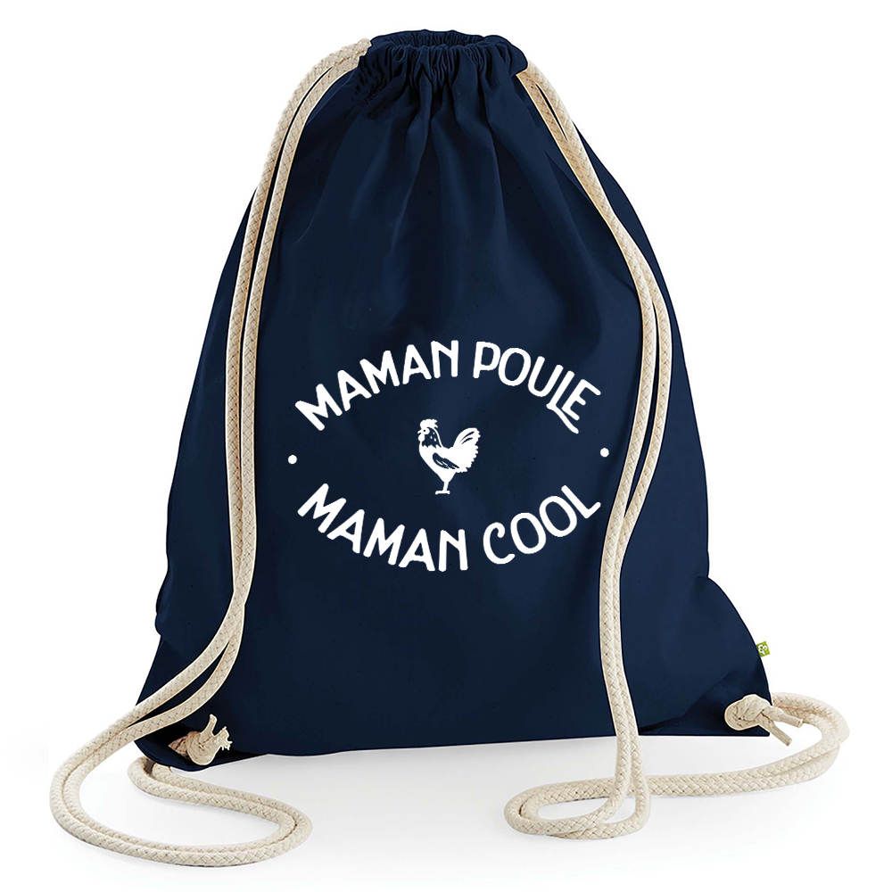 Sac de loisir bleu marine Maman Poule Maman Cool
