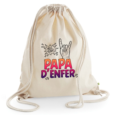 Sac de loisir beige papa d'enfer Sac de loisir beige papa d'enfer
