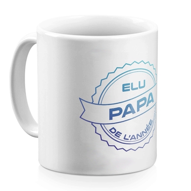 Mug blanc papa de l'année Mug blanc papa de l'année