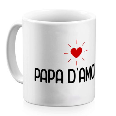 Mug blanc papa d'amour Mug blanc papa d'amour
