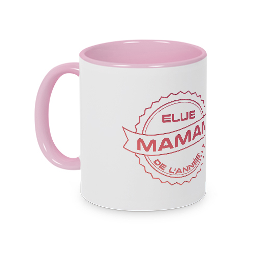 Mug rose Maman de l'année