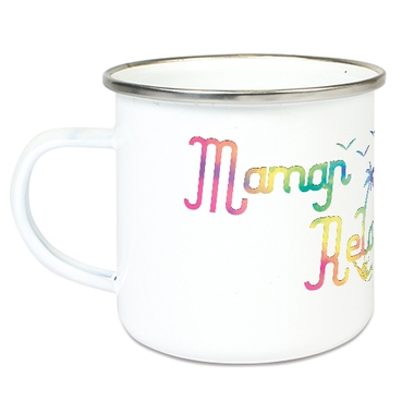 Tasse émaillée Maman Relax Tasse émaillée Maman Relax