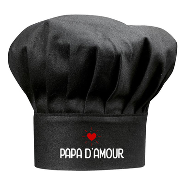 Toque noire papa d'amour Toque noire papa d'amour