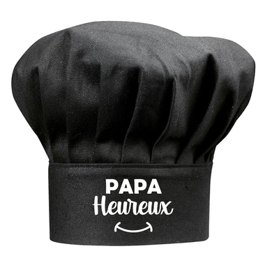 Toque noire papa heureux Toque noire papa heureux