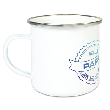 Tasse émaillée Papa de l'année Tasse émaillée Papa de l'année