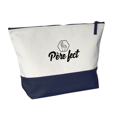 Grande trousse bicolore Père-fect bleue Grande trousse bicolore Père-fect bleue