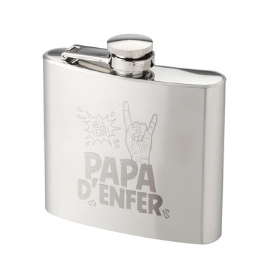 Flasque papa d'enfer Flasque papa d'enfer