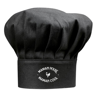Toque noire Maman Poule Maman Cool Toque noire Maman Poule Maman Cool