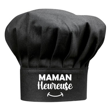 Toque noire Maman heureuse Toque noire Maman heureuse