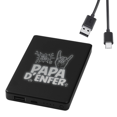 Powerbank lumineux papa d'enfer Powerbank lumineux papa d'enfer