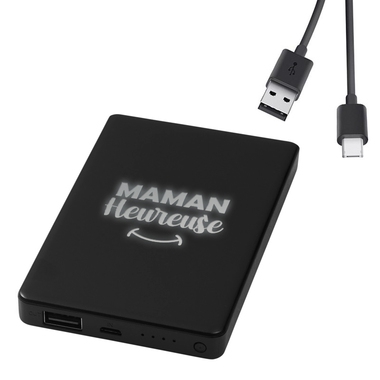 Powerbank lumineux Maman heureuse Powerbank lumineux Maman heureuse