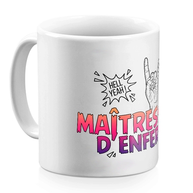 Mug Maîtresse d'enfer blanc Mug Maîtresse d'enfer blanc