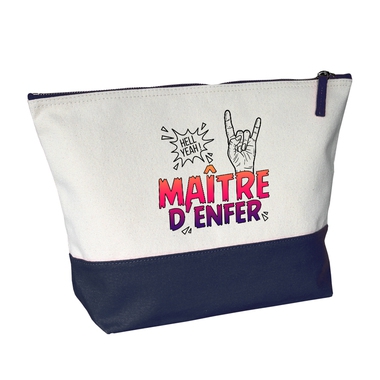 Grande trousse bicolore Maître d'enfer bleue Grande trousse bicolore Maître d'enfer bleue