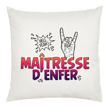 Coussin maîtresse d'enfer Coussin maîtresse d'enfer