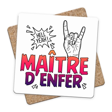 Dessous de verre maître d'enfer Dessous de verre maître d'enfer