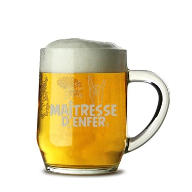 Chope de bière Maîtresse d'Enfer Chope de bière Maîtresse d'Enfer
