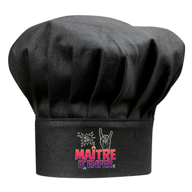 Toque noire Maître d'Enfer Toque noire Maître d'Enfer