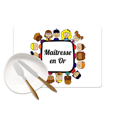 Set de table Maîtresse en or Set de table Maîtresse en or
