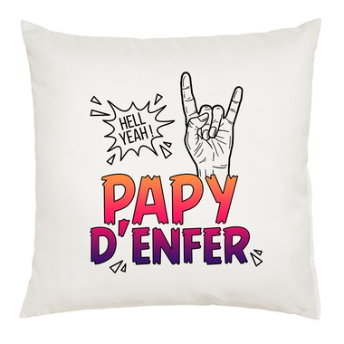 Coussin Papy d'Enfer Coussin Papy d'Enfer