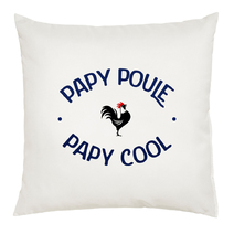 Coussin Papy Poule Papy Cool