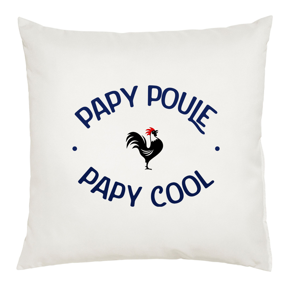 Coussin Papy Poule Papy Cool