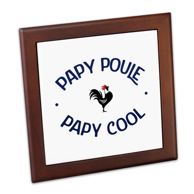 Dessous de plat papy poule et cool Dessous de plat papy poule et cool