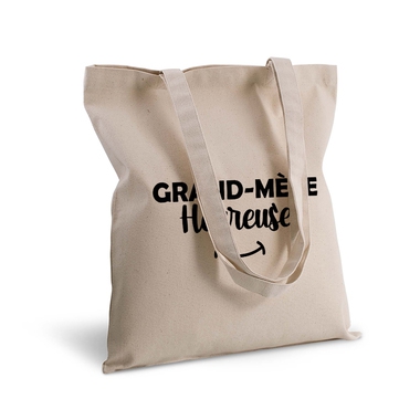 Tote bag deluxe Mamie heureuse Tote bag deluxe Mamie heureuse