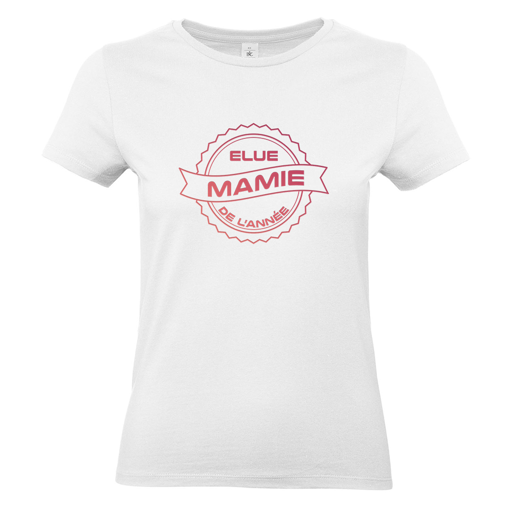 T-shirt blanc Mamie de l'année