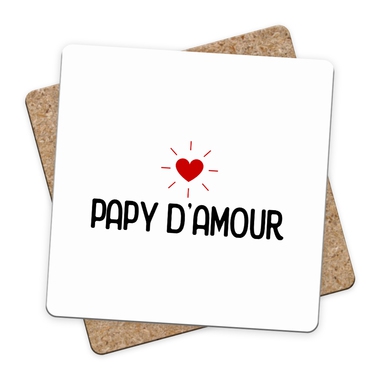 Sous-bock papy d'amour Sous-bock papy d'amour