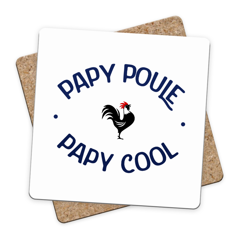 Sous-bock papy poule cool