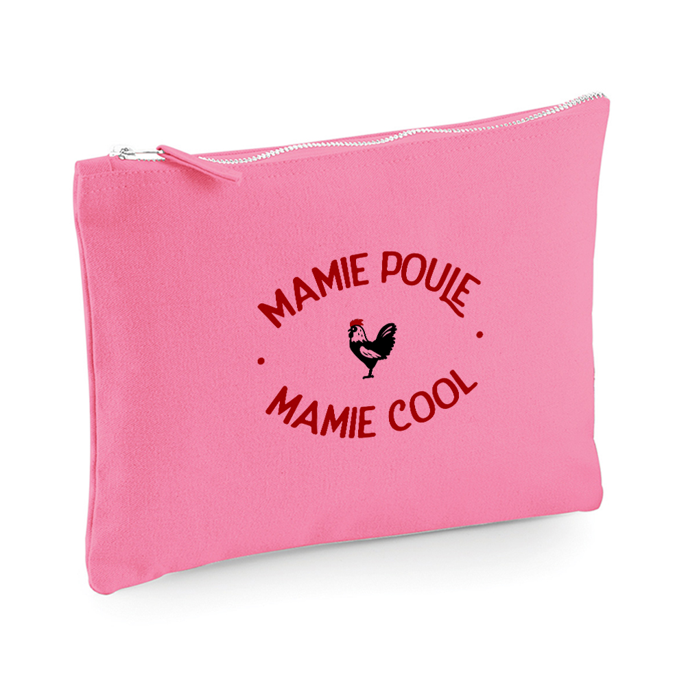 Pochette multi-usage rose Mamie Poule Mamie Cool