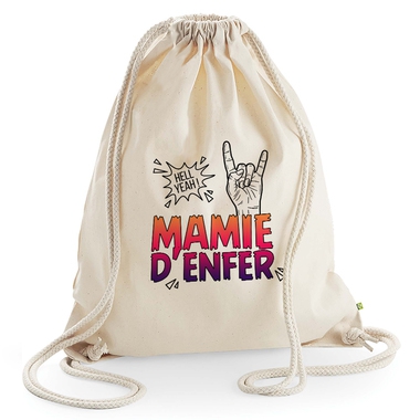 Sac de loisir beige Mamie d'Enfer Sac de loisir beige Mamie d'Enfer