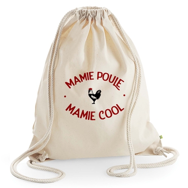 Sac de loisir beige Mamie Poule Mamie Cool Sac de loisir beige Mamie Poule Mamie Cool