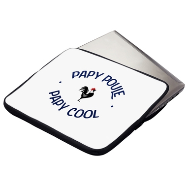 Housse d'ordinateur papy poule cool Housse d'ordinateur papy poule cool