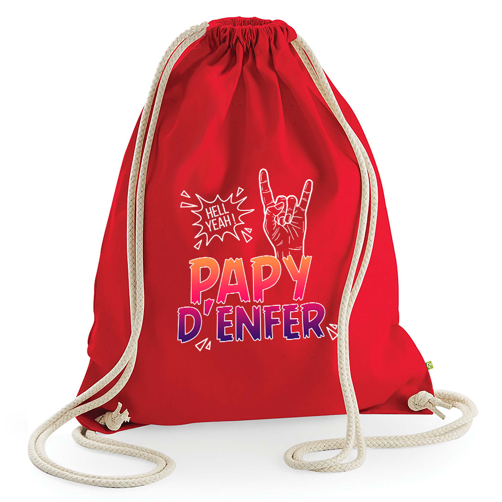 Sac de loisir papy d'enfer rouge