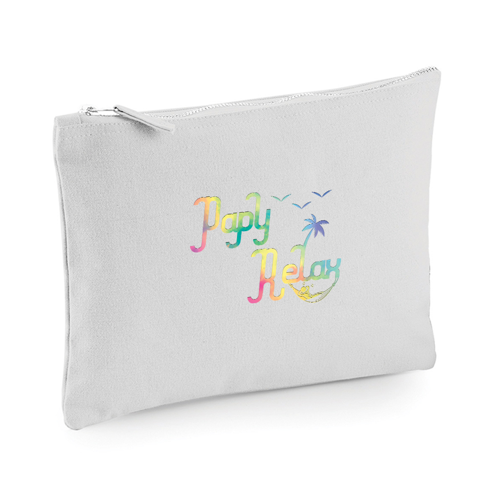 Pochette multi-usage papy relax grise