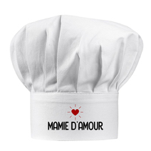 Toque blanche Mamie d'amour