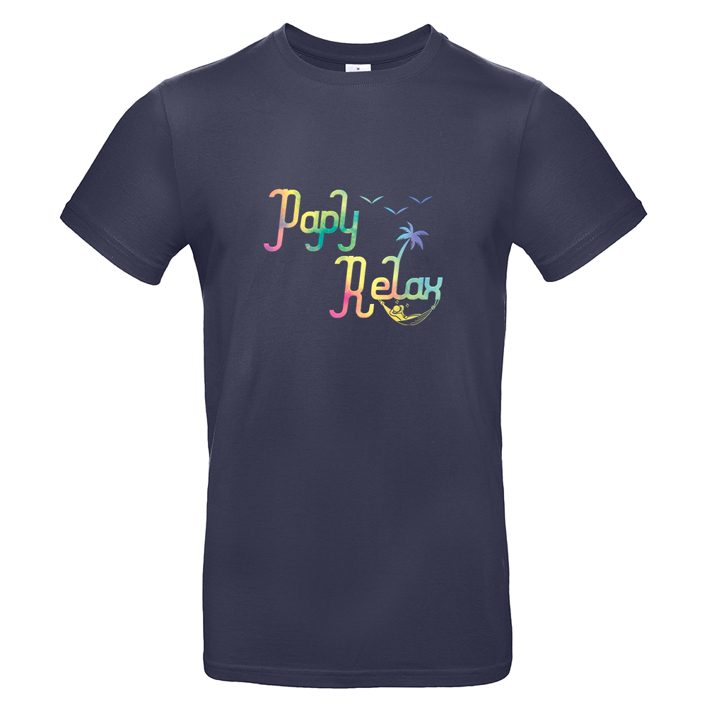 T-shirt papy relax navy