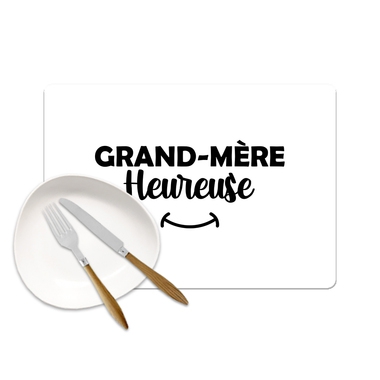 Set de table Mamie heureuse Set de table Mamie heureuse