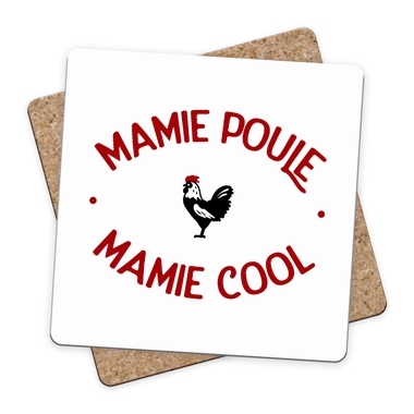 Sous-bock Mamie Poule Mamie Cool Sous-bock Mamie Poule Mamie Cool